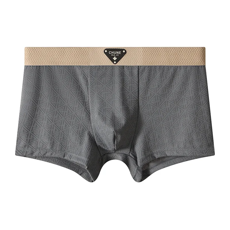Men's Boxy Underwear Jacquard Ice Silk Thin Quick Dry Sports Trunk Youth Mid-rise U Convex Pouch Boxer Shorts Student Underpants
Men's Boxy Underwear Jacquard Ice Silk Thin Quick Dry Sports Trunk Youth Mid-rise U Convex Pouch Boxer Shorts Student Underpants