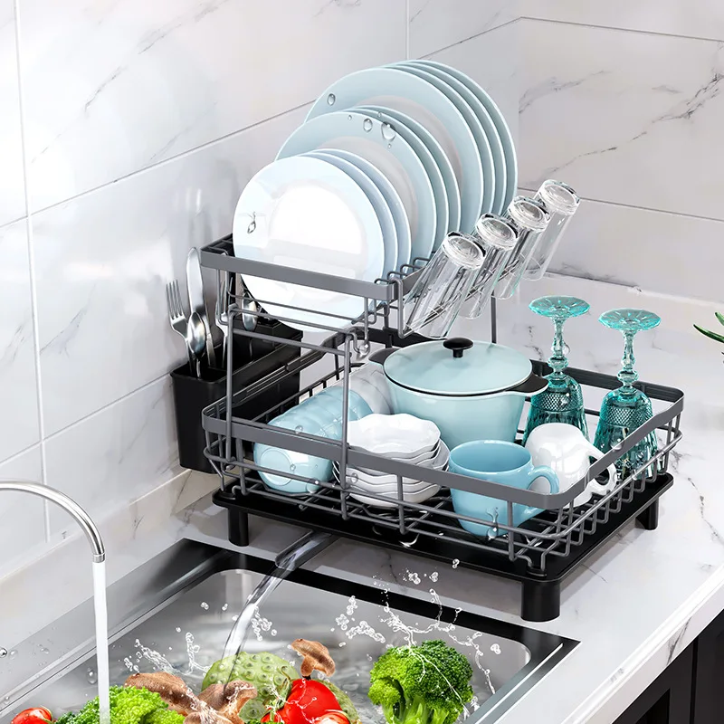 Kitchen Shelf Dishes and Dishes Storage Rack Drain Rack Household Multifunctional Dish Rack Dish and Chopsticks Storage Box
Kitchen Shelf Dishes and Dishes Storage Rack Drain Rack Household Multifunctional Dish Rack Dish and Chopsticks Storage Box