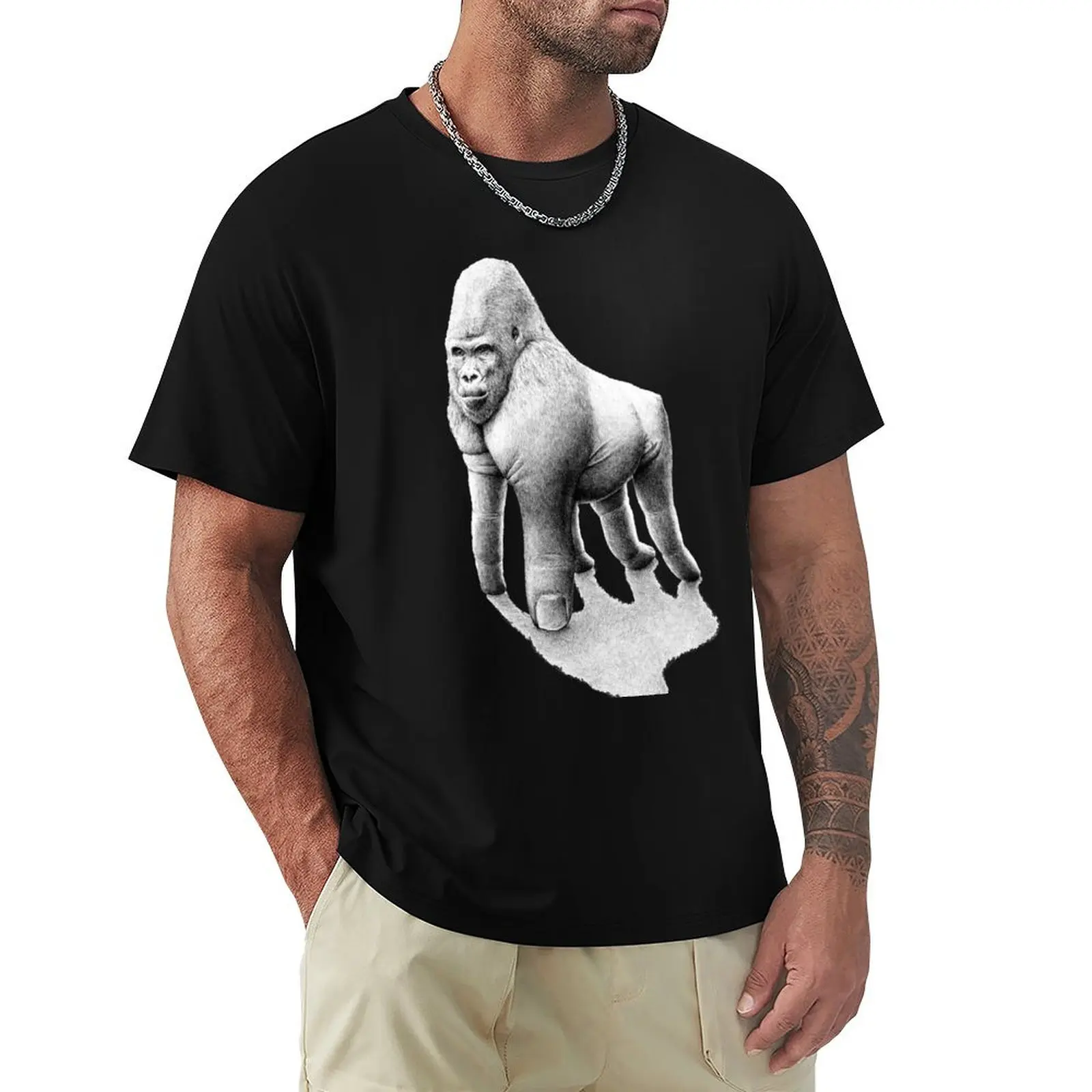gorilla hand T-Shirt Plus Size Workout Short Sleeve Top
gorilla hand T-Shirt Plus Size Workout Short Sleeve Top