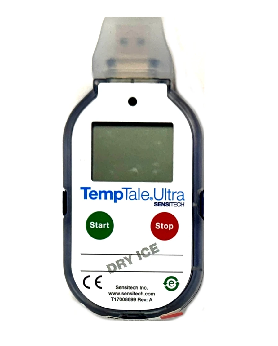 Sensitech TempTale Ultra Dry Ice AMB Single Use Temperature Sensor With USB 20 Type-A Plug High Alarm Only -20 - Used-Like New
Sensitech TempTale Ultra Dry Ice AMB Single Use Temperature Sensor With USB 20 Type-A Plug High Alarm Only -20 - Used-Like New