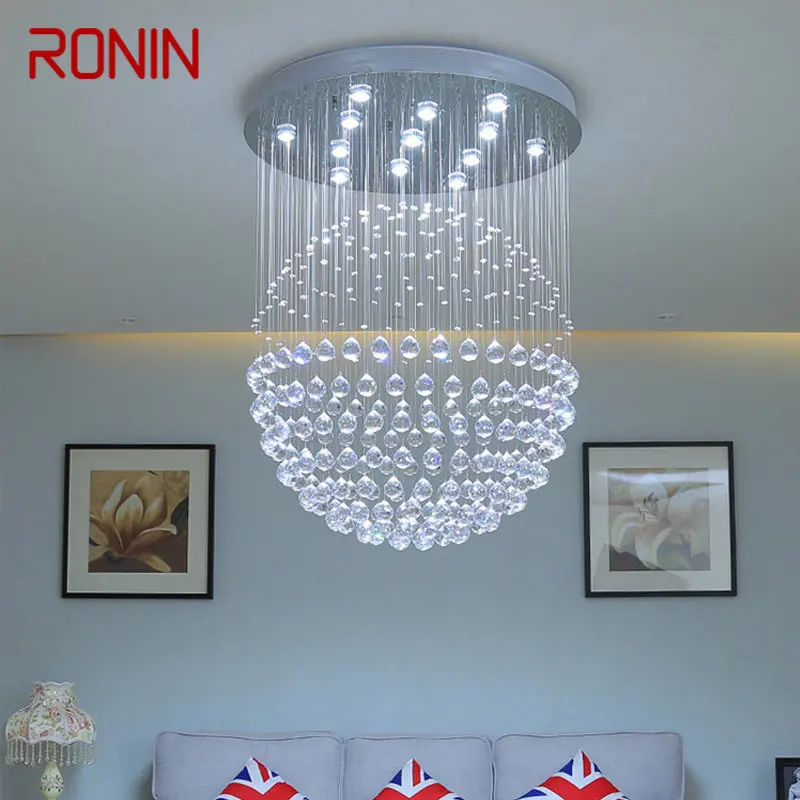 RONIN Modern Crystal Pendant Lamp LED Creative Luxury Hanging Lights Chandelier for Home Living Dining Room Bedroom
RONIN Modern Crystal Pendant Lamp LED Creative Luxury Hanging Lights Chandelier for Home Living Dining Room Bedroom