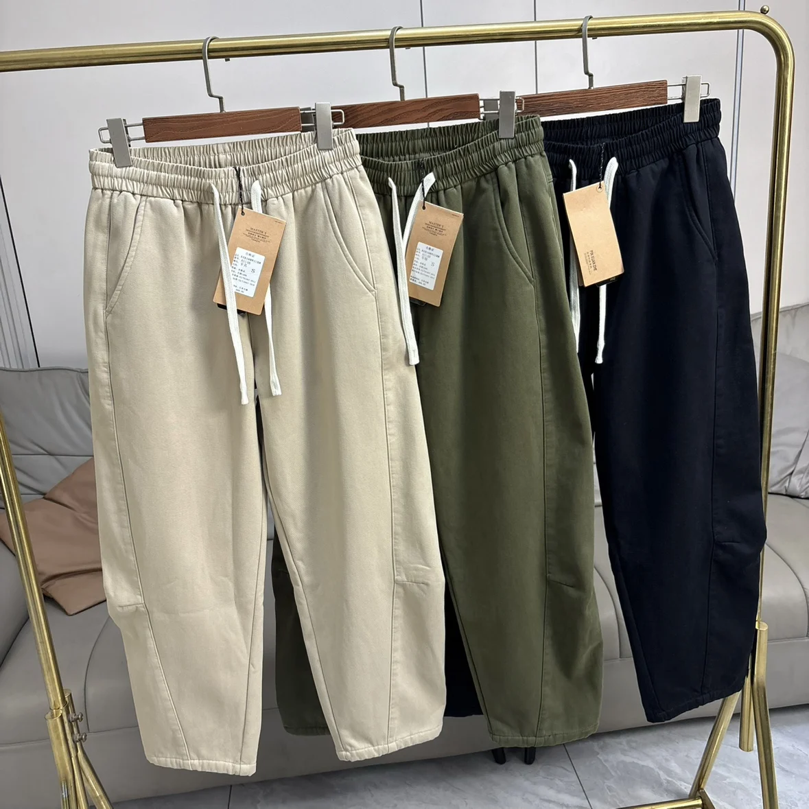 Men's Cotton Fce Lined Thiened Casual Pants American Sle Loose Fit Water Waed Yarn Card Knife Winter Trousers
Men's Cotton Fce Lined Thiened Casual Pants American Sle Loose Fit Water Waed Yarn Card Knife Winter Trousers