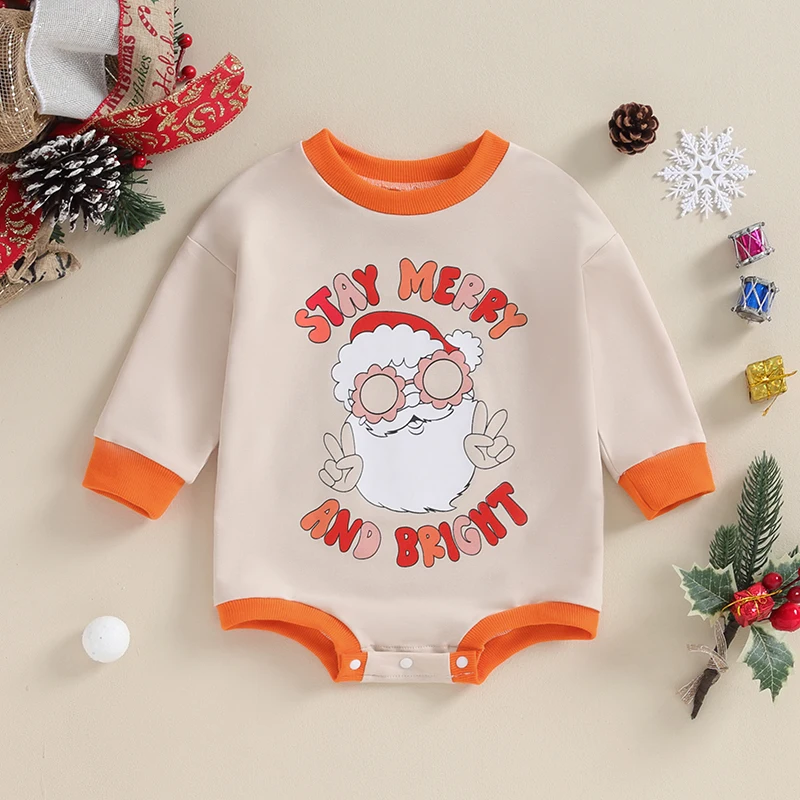 Infant Autumn Toddler Baby Boy Girl Sweatshirt Rompers Santa Claus Print Christmas Bodysuit Jumpsuit Newborn Clothes
Infant Autumn Toddler Baby Boy Girl Sweatshirt Rompers Santa Claus Print Christmas Bodysuit Jumpsuit Newborn Clothes