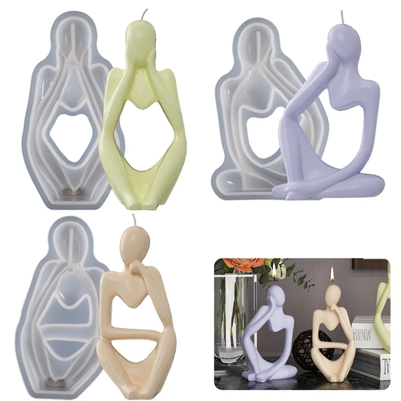 Horse head candle mold 3PCS Thinkers Portrait Ornaments Epoxy Resin Silicone Mold Simple European Abstract Body Candle Mold Resi
Horse head candle mold 3PCS Thinkers Portrait Ornaments Epoxy Resin Silicone Mold Simple European Abstract Body Candle Mold Resi