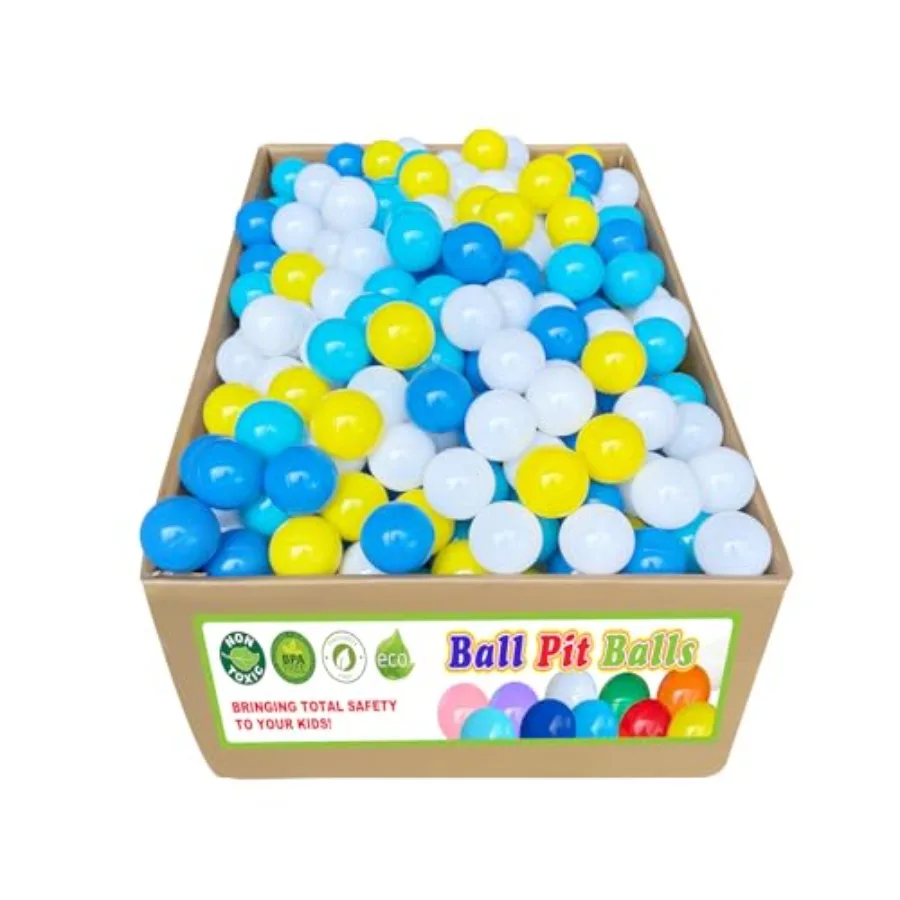 1000 Count Plastic Soft Plastic Ball Pits Balls Colorful Play Pits Balls for Pet Dogs Ball Pits 2.2" Large Phthalate Free Bpa Fr
1000 Count Plastic Soft Plastic Ball Pits Balls Colorful Play Pits Balls for Pet Dogs Ball Pits 2.2" Large Phthalate Free Bpa Fr