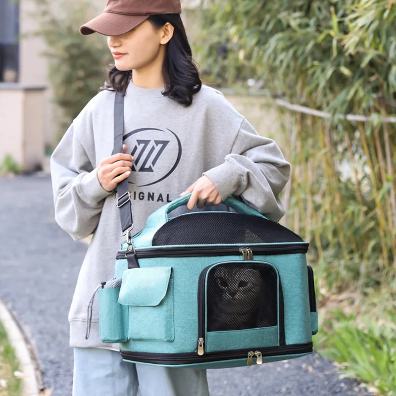 Pet Handbag Foldable Pet Backpack Breathable Cat Carrier Bag Travel Transport Bag for Small Dogs and Cats Pet Carriers Supplies
Pet Handbag Foldable Pet Backpack Breathable Cat Carrier Bag Travel Transport Bag for Small Dogs and Cats Pet Carriers Supplies