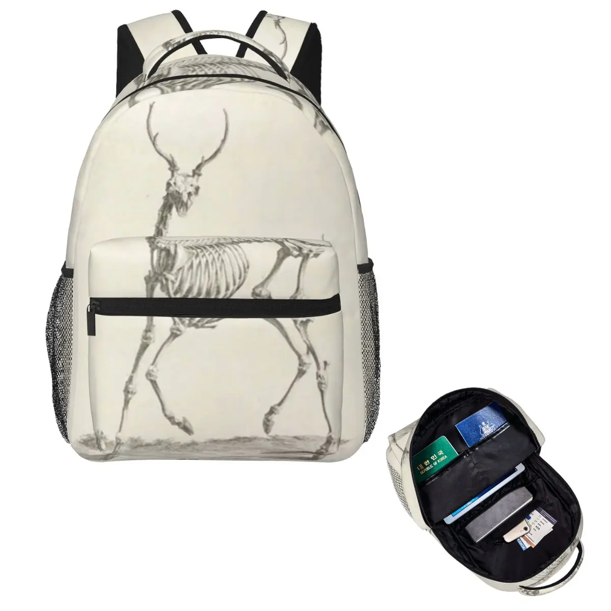 Deer Skeleton Student Backpack School Bag Hiking Travel Daypack for Men Women Fashion Bookbag Shoulder Bags
Deer Skeleton Student Backpack School Bag Hiking Travel Daypack for Men Women Fashion Bookbag Shoulder Bags