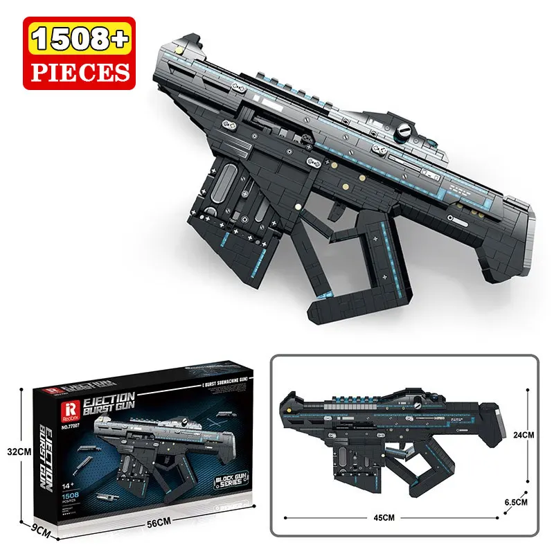 1508PCS Tactical Automatic Projectile Prop Building Blocks Model Assembly Kit Continuous Fire Toy for Kids Adults
1508PCS Tactical Automatic Projectile Prop Building Blocks Model Assembly Kit Continuous Fire Toy for Kids Adults