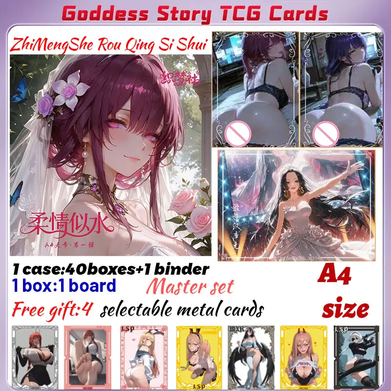 2025 ZhiMengShe Rou Qing Si Shui A4 Board Waifu Acrylic Card Anime Rare Hobby Collection ACG Girls Booster Box Hobbies Gifts
2025 ZhiMengShe Rou Qing Si Shui A4 Board Waifu Acrylic Card Anime Rare Hobby Collection ACG Girls Booster Box Hobbies Gifts
