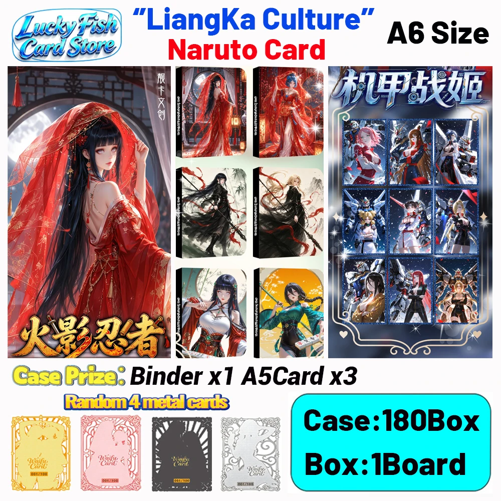 Wholesale 2026 New LiangKa Creative Studio Naruto Waifu Card A6 Size Acrylic Board Color Paper Anime Hobby Gifts
Wholesale 2026 New LiangKa Creative Studio Naruto Waifu Card A6 Size Acrylic Board Color Paper Anime Hobby Gifts