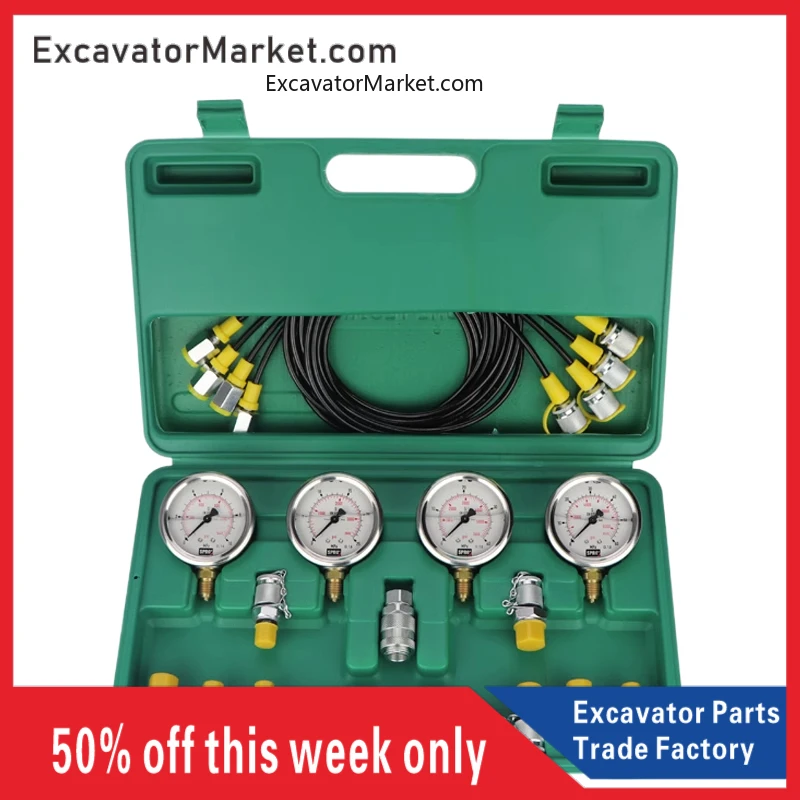 Hydraulic Pressure Gauge Pressure Tester High Precision Hydraulic Pressure Gauge Box Pilot Pump Combination Instrument
Hydraulic Pressure Gauge Pressure Tester High Precision Hydraulic Pressure Gauge Box Pilot Pump Combination Instrument
