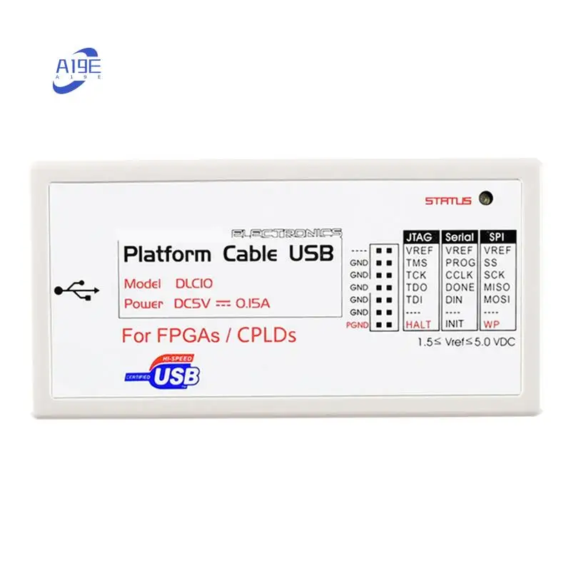 A19E-платформенный кабель USB-программист, загрузчик для встроенной конфигурации и программирования всех устройств Xilinx, эмулятор
A19E-платформенный кабель USB-программист, загрузчик для встроенной конфигурации и программирования всех устройств Xilinx, эмулятор