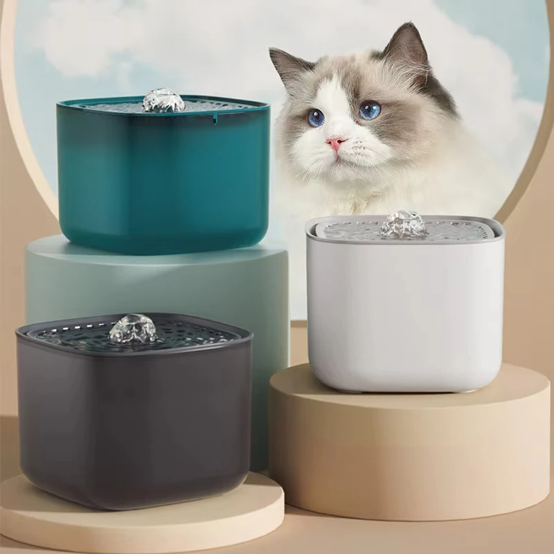 101oz/3L Pet Water Fountain Automatic Induction Circulating Filtering Cat Water Drinker USB Electric Mute Cats Water Dispenser
101oz/3L Pet Water Fountain Automatic Induction Circulating Filtering Cat Water Drinker USB Electric Mute Cats Water Dispenser