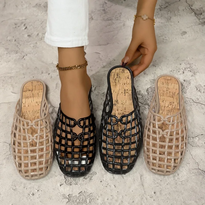 Women's Slippers Hollow Upper Flat Sole Cover Toe Anti-Slip Sole Shoes Women Leisure Indoor Roman Breathable Zapatillas De Mujer
Women's Slippers Hollow Upper Flat Sole Cover Toe Anti-Slip Sole Shoes Women Leisure Indoor Roman Breathable Zapatillas De Mujer