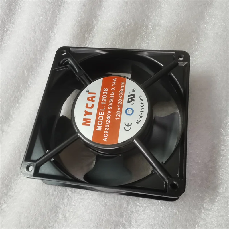 120mm fan 12038 120x120x38mm 220V 0.14A Low Noise Industrial Exhaust Fan for Welding Machine Air Conditioner Ventilation
120mm fan 12038 120x120x38mm 220V 0.14A Low Noise Industrial Exhaust Fan for Welding Machine Air Conditioner Ventilation