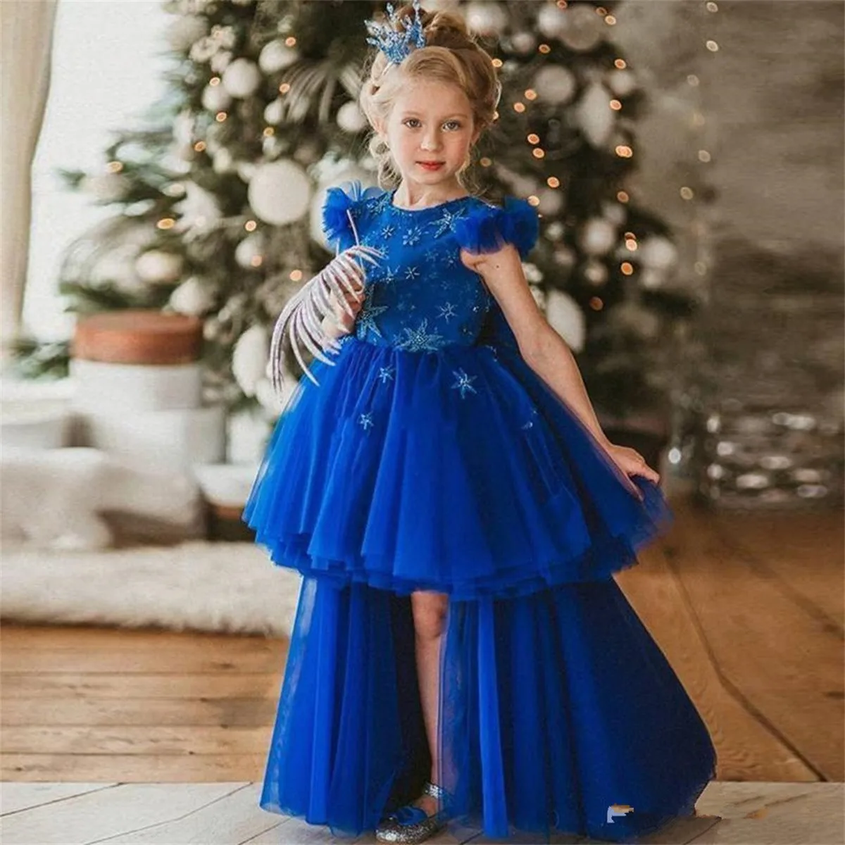 Flower Girl Dress For Wedding Applique Tulle Fluffy With Bow Tiered Lace Elegant Bridesmaid Birthday Celebration Eucharist Dress
Flower Girl Dress For Wedding Applique Tulle Fluffy With Bow Tiered Lace Elegant Bridesmaid Birthday Celebration Eucharist Dress