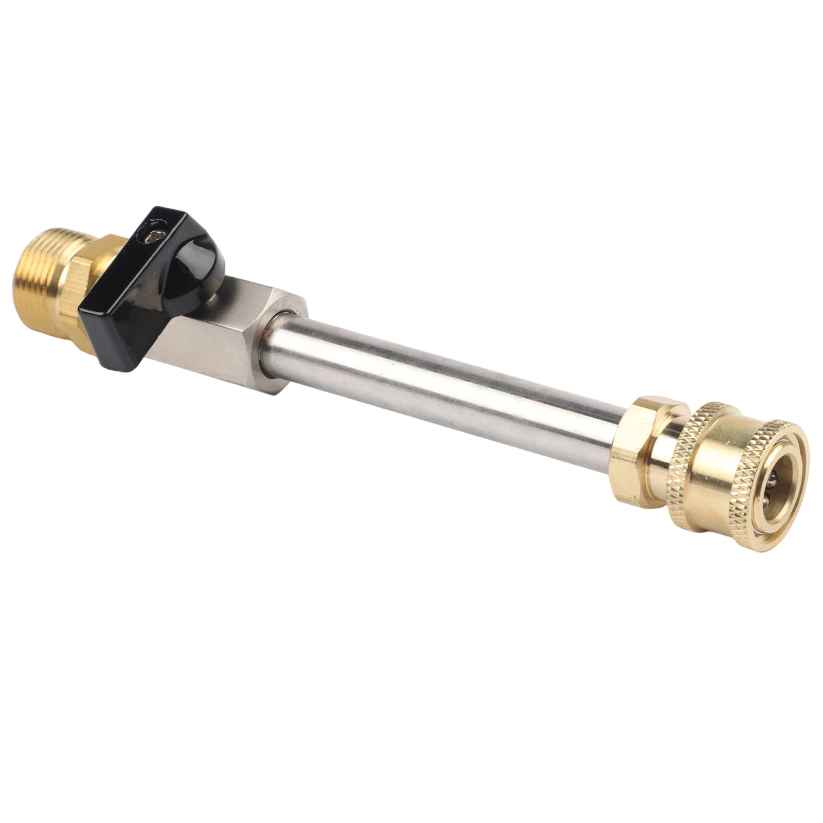 Pressure Washer Extension Wand M2214 Stainless Steel Featuring Threaded Connector and Valve for Enhanced Cleaning Performance
Pressure Washer Extension Wand M2214 Stainless Steel Featuring Threaded Connector and Valve for Enhanced Cleaning Performance
