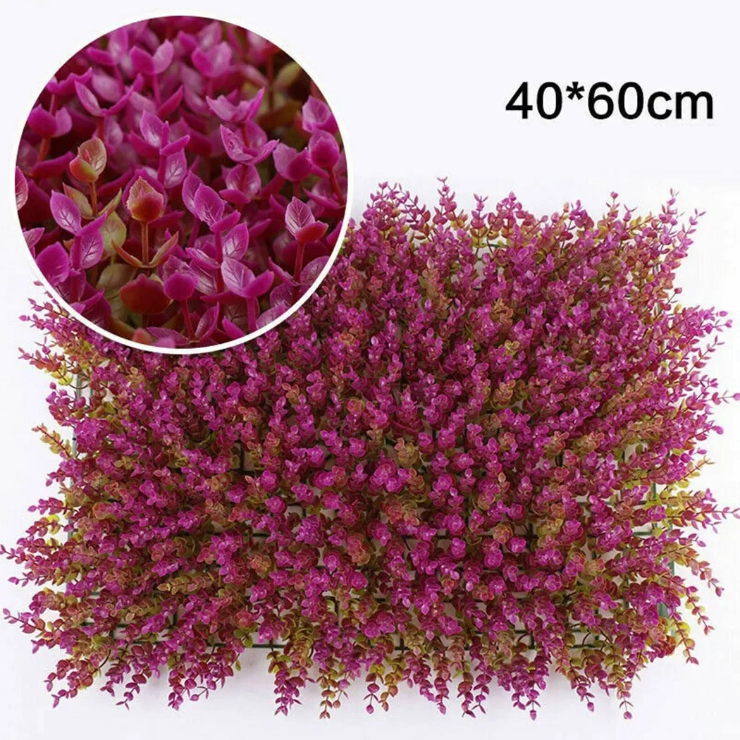 Artificial Mat Grass Lawns Fence, PVC Plastic Foliage Panel For Home Wedding Decor, Easy To Clean, Purple And White
Artificial Mat Grass Lawns Fence, PVC Plastic Foliage Panel For Home Wedding Decor, Easy To Clean, Purple And White