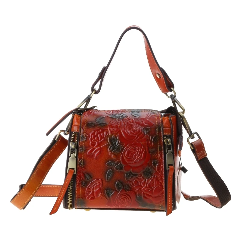 Vintage Women Flower Embossed Style Handbag Leather Crossbody Tote Shoulder Top
Vintage Women Flower Embossed Style Handbag Leather Crossbody Tote Shoulder Top
