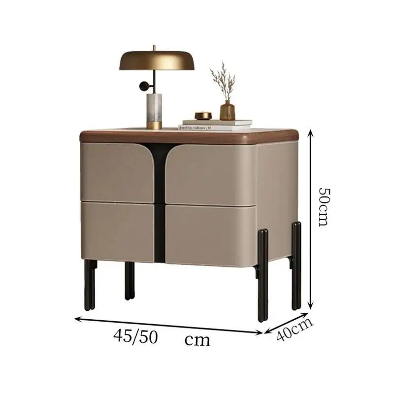Table Trendy Bedside Simple Italian Style Elegant Modern Design Nightstands Luxury Aesthetic Mesita De Noche Bedroom Furniture
Table Trendy Bedside Simple Italian Style Elegant Modern Design Nightstands Luxury Aesthetic Mesita De Noche Bedroom Furniture