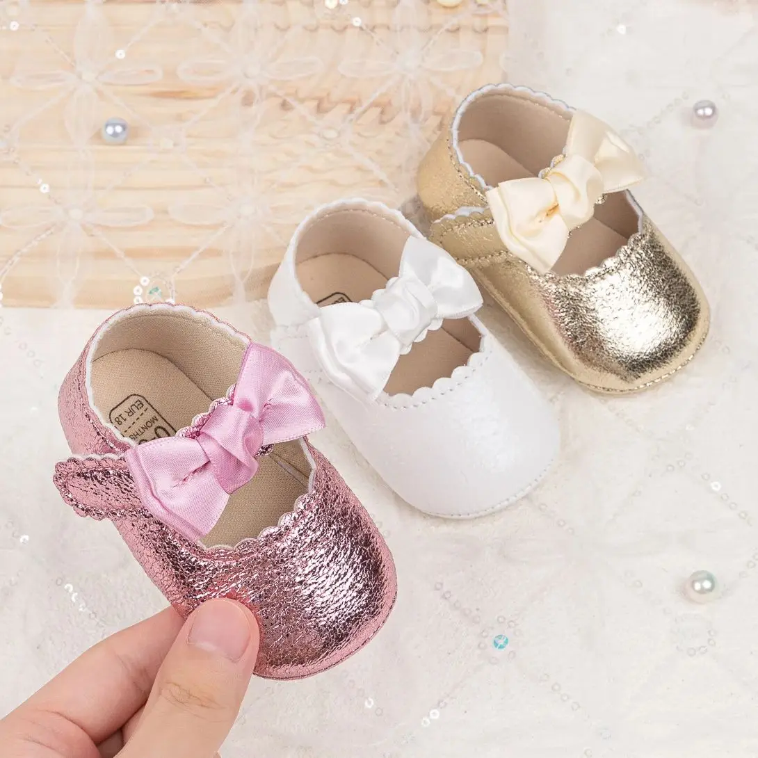 KIDSUN 0-18M Spring Baby Girls Shoes Casual Bowknot Dress Shoes Flats Anti-Slip Party Wedding Princess Baby Shoes
KIDSUN 0-18M Spring Baby Girls Shoes Casual Bowknot Dress Shoes Flats Anti-Slip Party Wedding Princess Baby Shoes