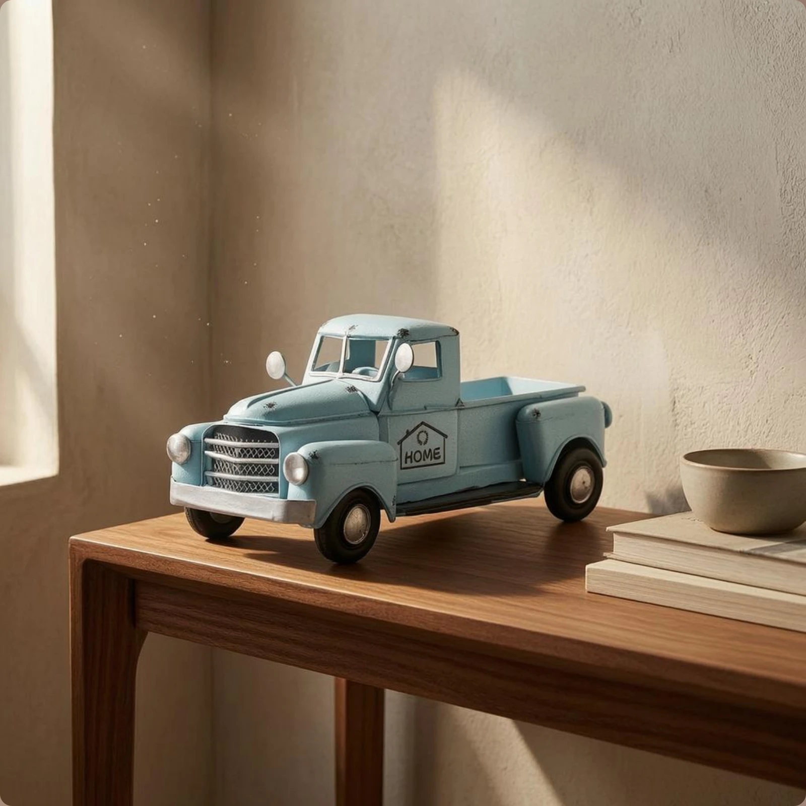 Pickup Truck Ornament Artisan-Made Metal Truck Model House Decoration Retro Look Tabletop
Pickup Truck Ornament Artisan-Made Metal Truck Model House Decoration Retro Look Tabletop