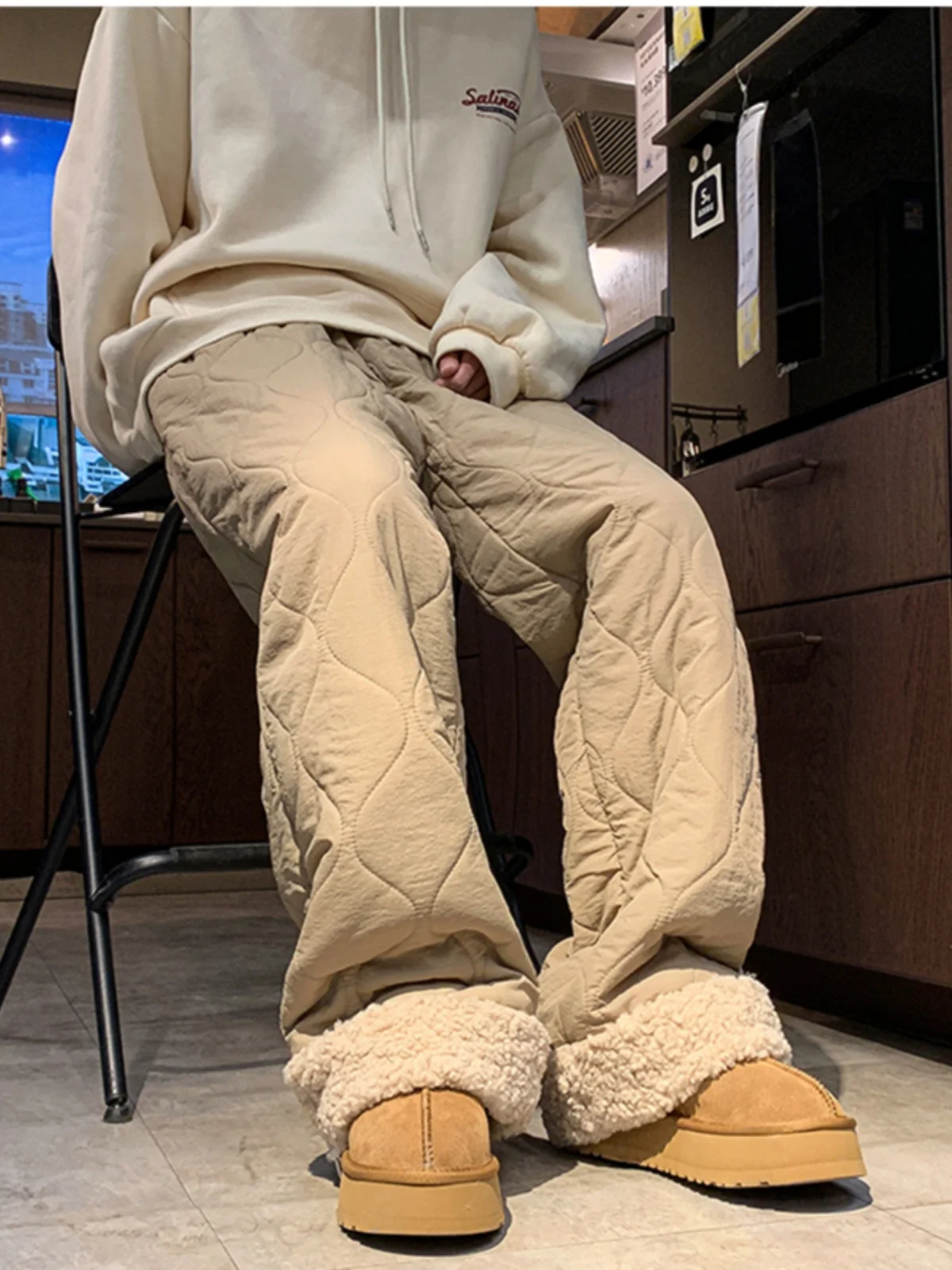 i Color Lamb Velvet Cotton Pants Men Winter Thi Warm Trousers Northeast Zero Deee Cold Resistance Straight Leg Sweatpants
i Color Lamb Velvet Cotton Pants Men Winter Thi Warm Trousers Northeast Zero Deee Cold Resistance Straight Leg Sweatpants