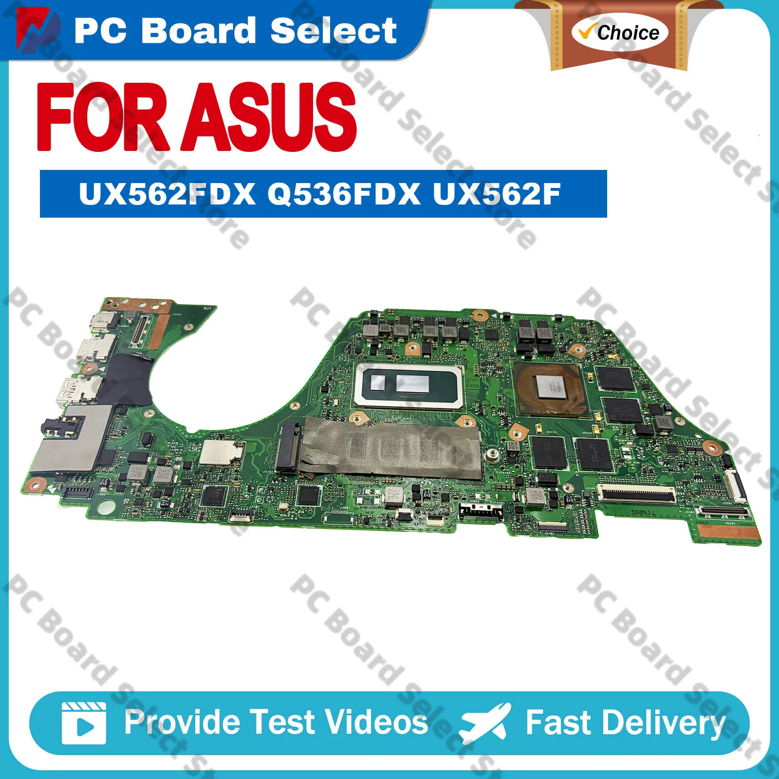 UX562 UX562FDX Laptop Motherboard For ASUS ZenBook Q562FDX UX56IQ Notebook Mainboard With I3 I5 I7 CPU 100% tests OK stk
UX562 UX562FDX Laptop Motherboard For ASUS ZenBook Q562FDX UX56IQ Notebook Mainboard With I3 I5 I7 CPU 100% tests OK stk