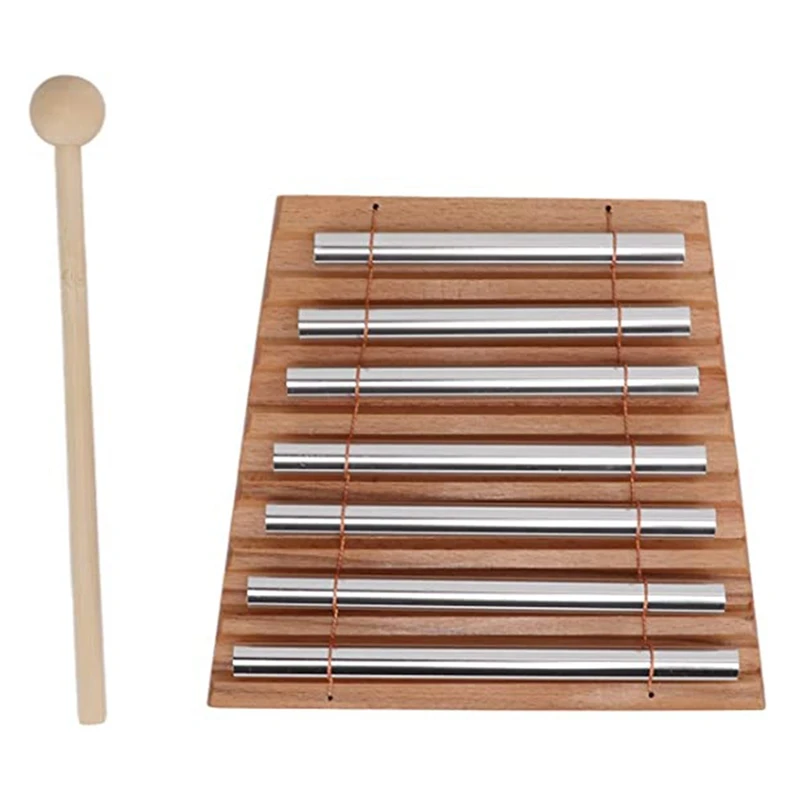 7-Tone Handbell Percussion Instrument With Mallets, Handbells For Classroom Meditation Yoga
7-Tone Handbell Percussion Instrument With Mallets, Handbells For Classroom Meditation Yoga