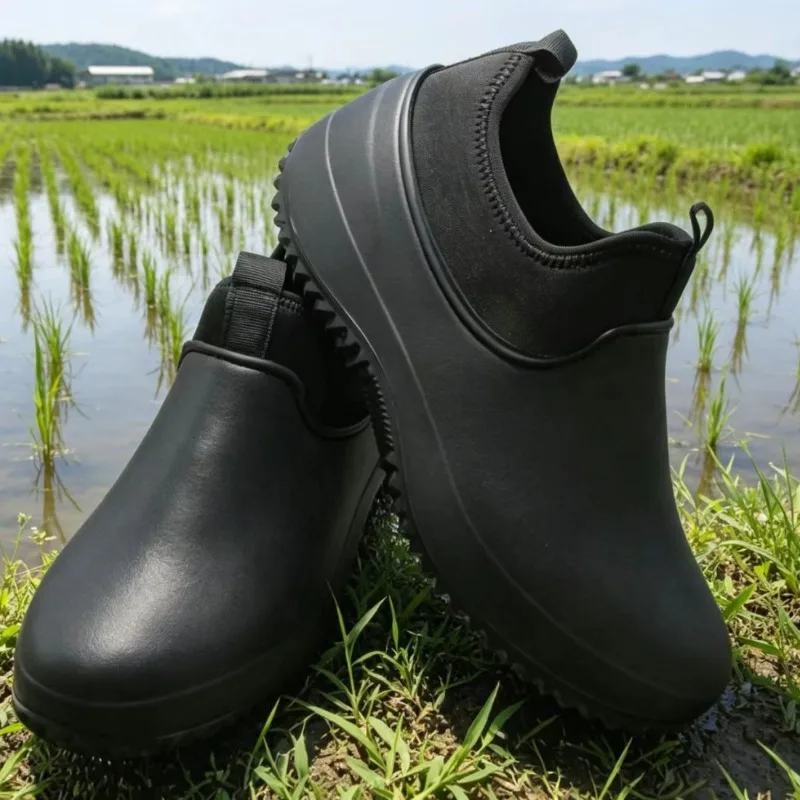 Waterproof Non-Slip Men’s Work Rain Boots Durable Oil-Resistant Shoes for Outdoor, Kitchen & Gardening
Waterproof Non-Slip Men’s Work Rain Boots Durable Oil-Resistant Shoes for Outdoor, Kitchen & Gardening