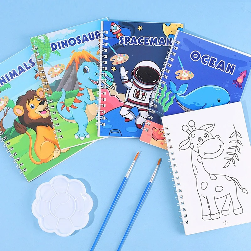 Книжка-раскраска для мытья своими руками. Акварельная живопись для детей поставляется с набором пигментов для замачивания в воде в тихой книге.
Книжка-раскраска для мытья своими руками. Акварельная живопись для детей поставляется с набором пигментов для замачивания в воде в тихой книге.