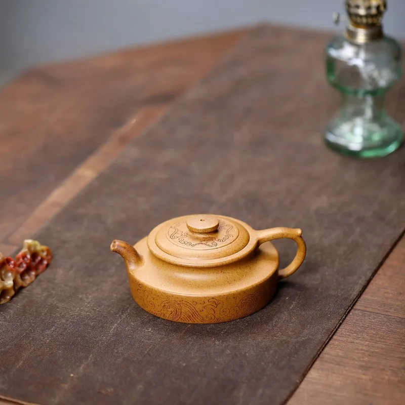 Yixing Handmade Purple Clay Teapot, Raw Ore, Dragon Bone Teapots Tea Sets
Yixing Handmade Purple Clay Teapot, Raw Ore, Dragon Bone Teapots Tea Sets