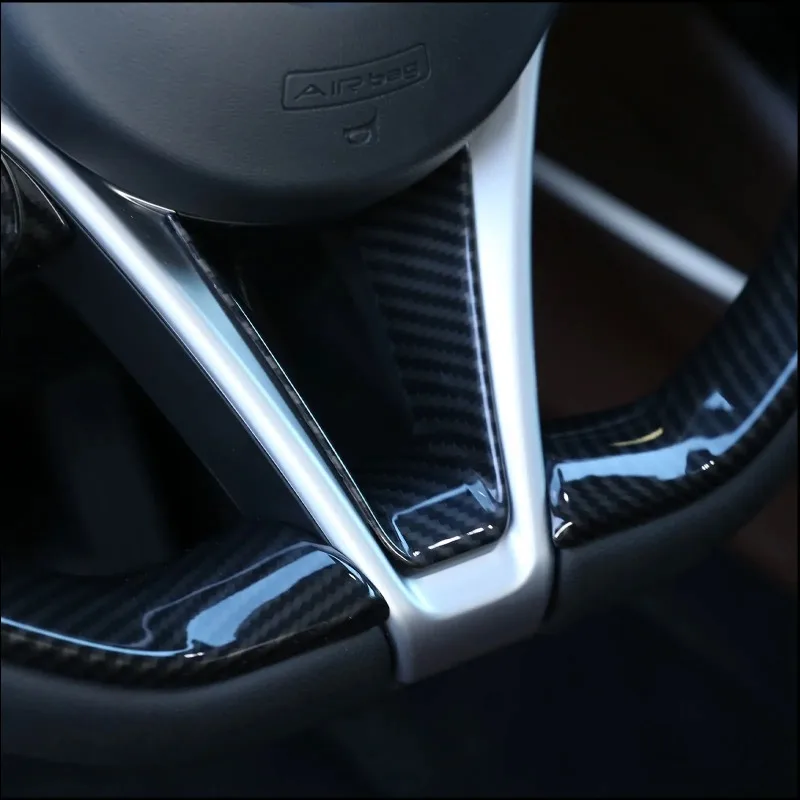 ABS Carbon Fiber Car Steering Wheel Cover Trim Stickers Interior Car Accessories for Alfa Romeo Giulia Stelvio 2017-2021
ABS Carbon Fiber Car Steering Wheel Cover Trim Stickers Interior Car Accessories for Alfa Romeo Giulia Stelvio 2017-2021