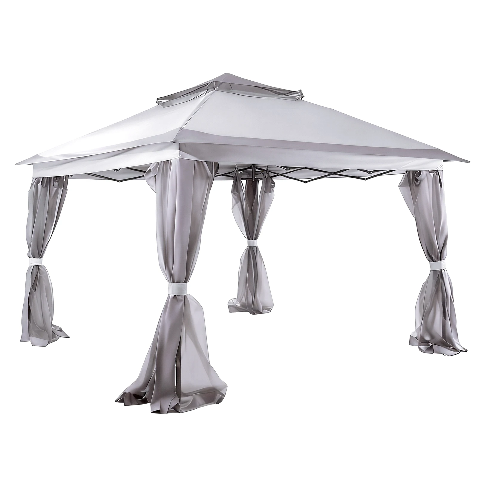 10x10ft Heavy Duty 4 Sided Pavilion with Metal Frame & Stakes & Mosquito Nets Foldable Sunshade Tents for Backyard Parties BBQs
10x10ft Heavy Duty 4 Sided Pavilion with Metal Frame & Stakes & Mosquito Nets Foldable Sunshade Tents for Backyard Parties BBQs