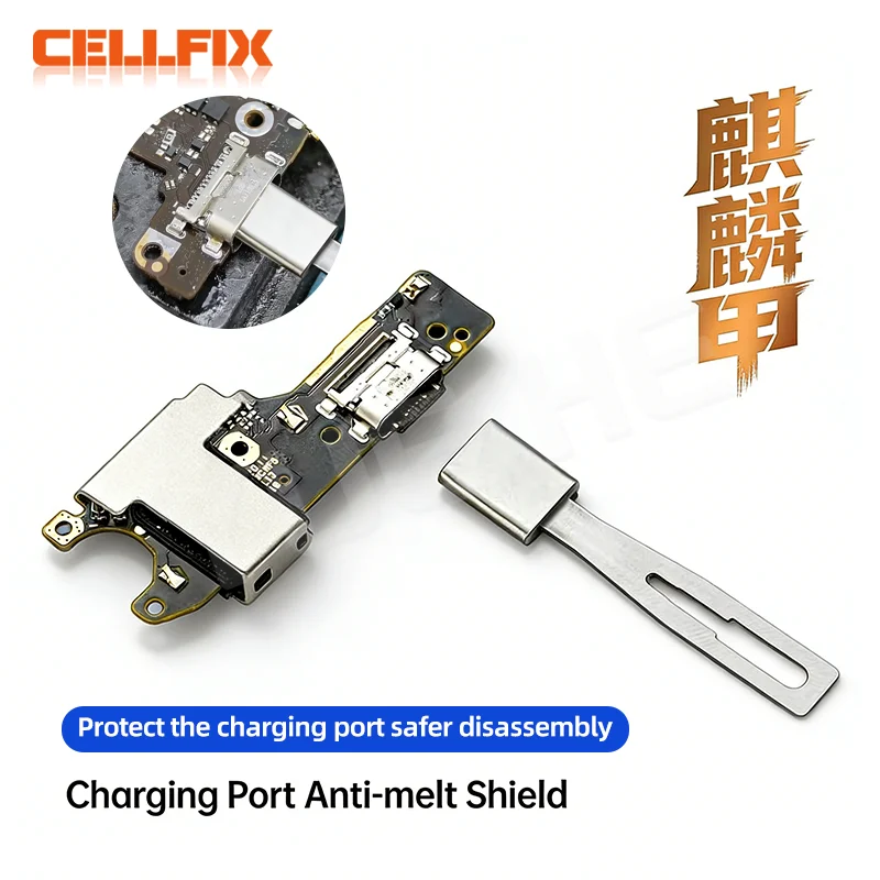 Mr.Yang 5PCS Charging Port Anti-melt Shield for Mobile Phone Tail Plug Repair Prevent Scalding Disassembly Tool
Mr.Yang 5PCS Charging Port Anti-melt Shield for Mobile Phone Tail Plug Repair Prevent Scalding Disassembly Tool