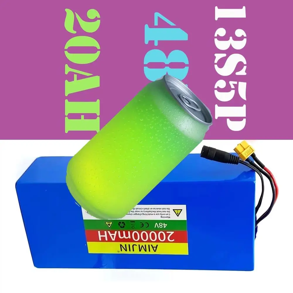 13S5P Battery Pack 48V 20Ah 18650 Lithium Built-in Intelligent BMS For 500-1000W electrical machinery+charger
13S5P Battery Pack 48V 20Ah 18650 Lithium Built-in Intelligent BMS For 500-1000W electrical machinery+charger