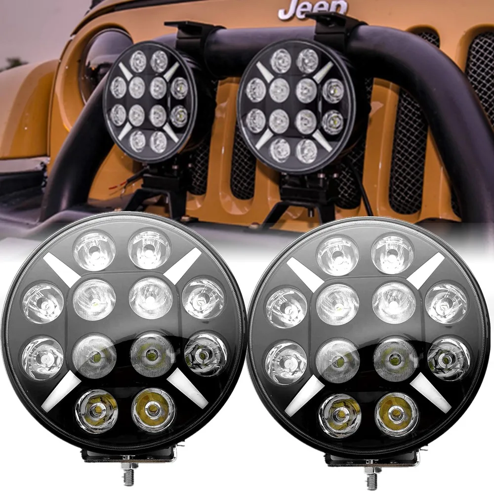 9 inch 120W Offroad Front Bumper Headlight Car Led Work Lights Engineering Inspection Lights 12V 24V 4x4 4WD Accessories
9 inch 120W Offroad Front Bumper Headlight Car Led Work Lights Engineering Inspection Lights 12V 24V 4x4 4WD Accessories