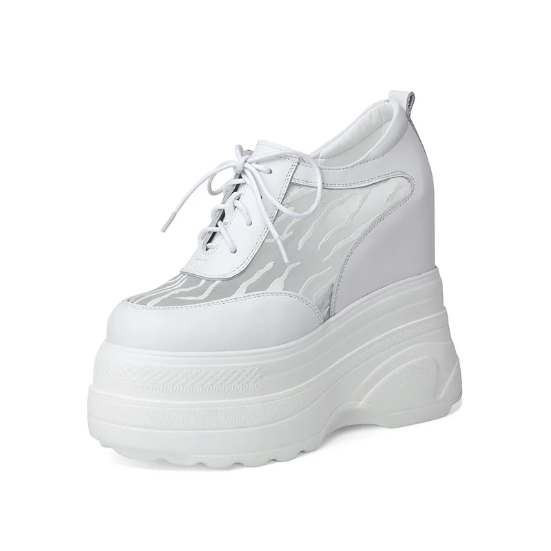 New 12cm Genuine Leather Chunky Sneakers For Women Comfortable Women Casual Shoes Lightweight Walking Shoes Comfy Breathable
New 12cm Genuine Leather Chunky Sneakers For Women Comfortable Women Casual Shoes Lightweight Walking Shoes Comfy Breathable