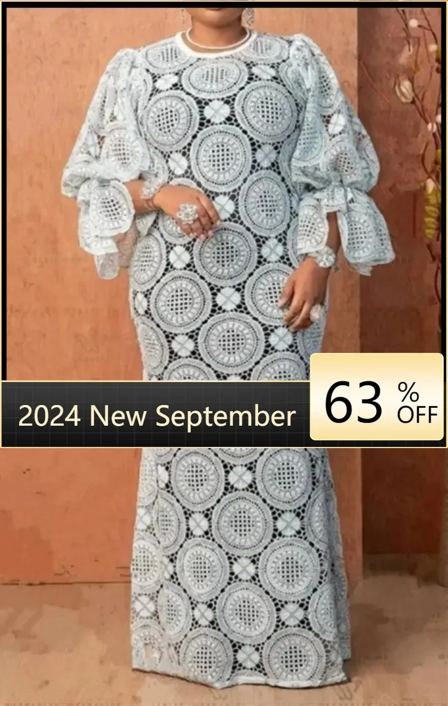 Customized White African Elegant Dresses for Women Elegant Hollow Out 2024 New Muslim Fashion Abayas Dashiki Robe Kaftan Long Ma
Customized White African Elegant Dresses for Women Elegant Hollow Out 2024 New Muslim Fashion Abayas Dashiki Robe Kaftan Long Ma