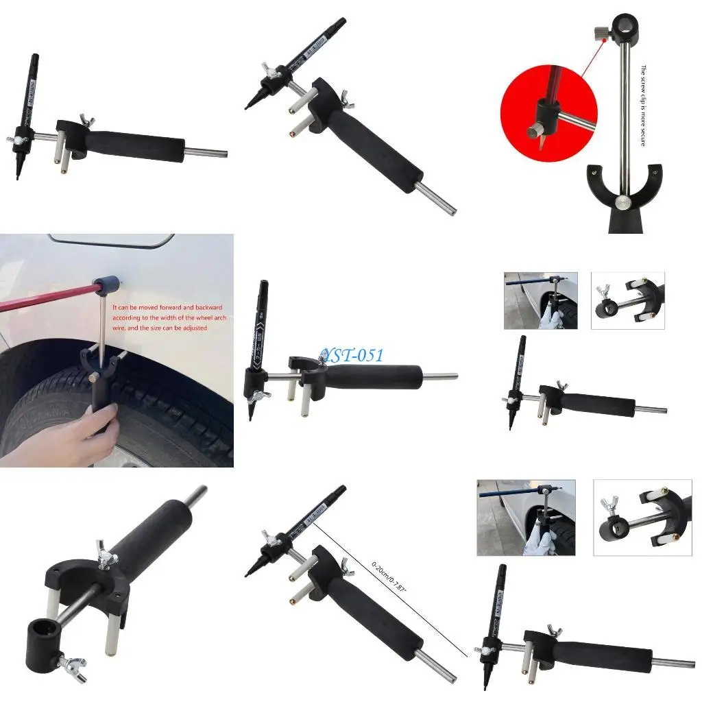 E15A Adjustable Car Wheel Eyebrow Mark Scraper1 Pack Parallel Scriber Automotive Sheet Metal Repair Tools Data Recovery
E15A Adjustable Car Wheel Eyebrow Mark Scraper1 Pack Parallel Scriber Automotive Sheet Metal Repair Tools Data Recovery