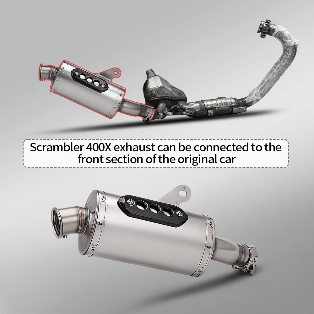 Motorcycle Exhaust Systems For Speed Scrambler 400X 2024-2025 Slip On Mid Link Pipe Muffler scrambler 400x exhaust
Motorcycle Exhaust Systems For Speed Scrambler 400X 2024-2025 Slip On Mid Link Pipe Muffler scrambler 400x exhaust