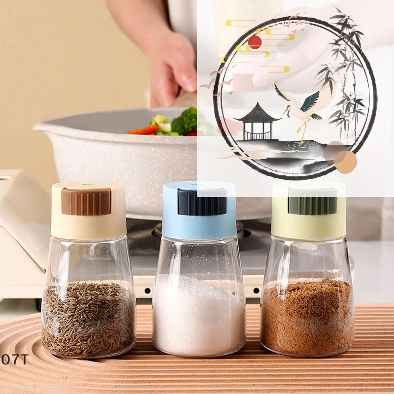 1Pc 0.5g Household Kitchen Press Type Quantitative Air-Tight Clear Glass Kitchen Tools Salt Control Bottle Jar Seasoning Bottle
1Pc 0.5g Household Kitchen Press Type Quantitative Air-Tight Clear Glass Kitchen Tools Salt Control Bottle Jar Seasoning Bottle
