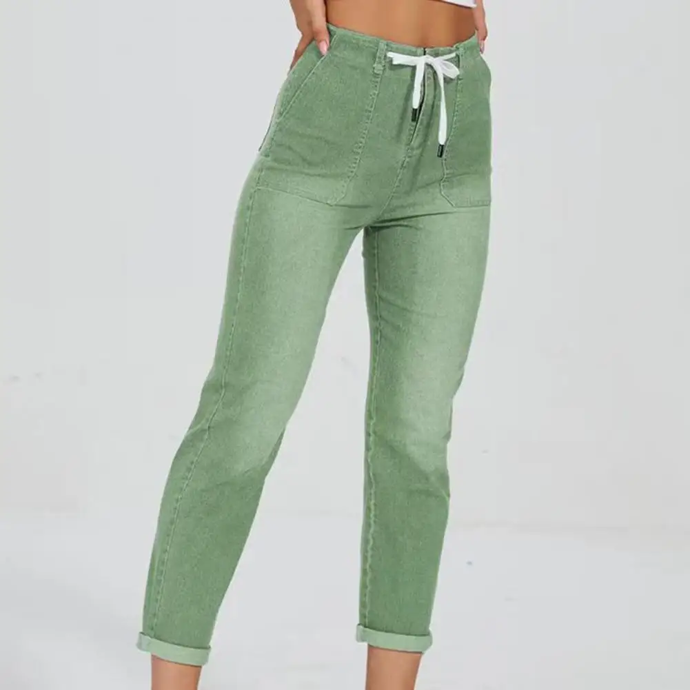 High Waist Denim Pants Streetwear Denim Pants Women's High Waist Lace-up Slim Fit Jeans with Zipper Fly Elastic Straight Leg
High Waist Denim Pants Streetwear Denim Pants Women's High Waist Lace-up Slim Fit Jeans with Zipper Fly Elastic Straight Leg
