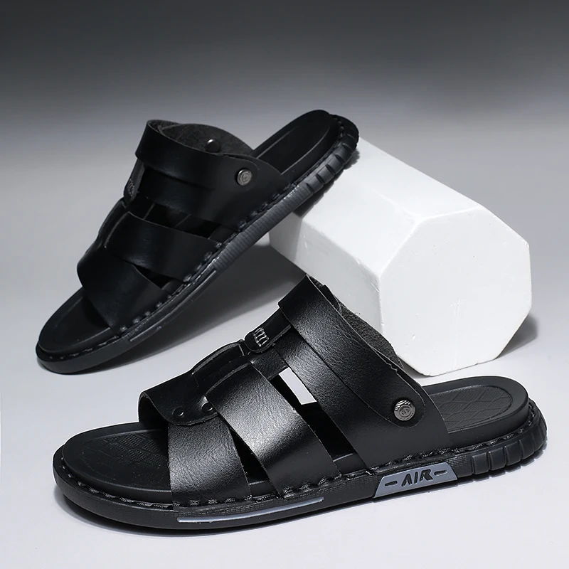 Summer Men Sandals Genuine Leather Mens Casual Shoes Outdoor Men Leather Sandals for Men Beach Shoes Roman mens Shoes
Summer Men Sandals Genuine Leather Mens Casual Shoes Outdoor Men Leather Sandals for Men Beach Shoes Roman mens Shoes