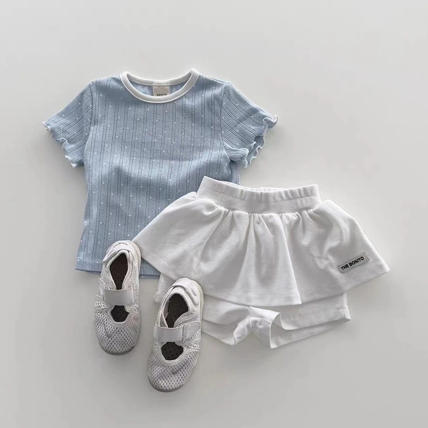 T-shirt 2026 Spring and Summer New Childrens Clothing Korean Boys and Girls Sweet Wooden Ear Fringe Soft Short-sleeved T-shirt
T-shirt 2026 Spring and Summer New Childrens Clothing Korean Boys and Girls Sweet Wooden Ear Fringe Soft Short-sleeved T-shirt