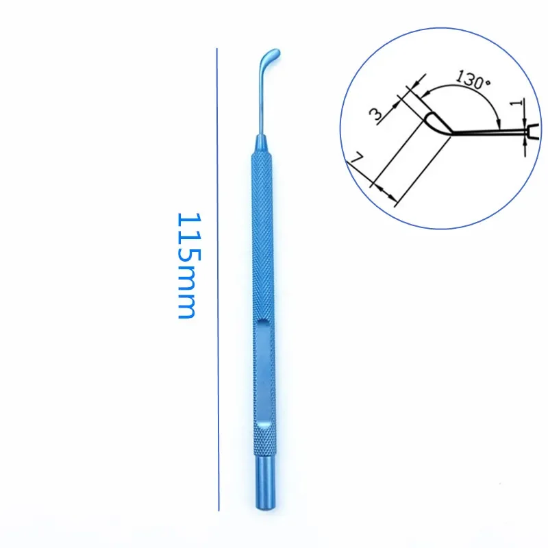 Ophthalmic Hook Corneal Epithelium Spatula Titanium Ophthalmic Surgical Instrument
Ophthalmic Hook Corneal Epithelium Spatula Titanium Ophthalmic Surgical Instrument