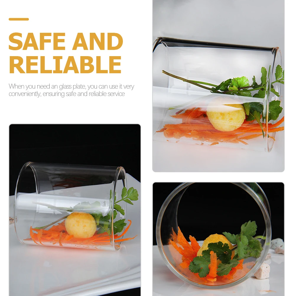Glass Serve Bowl Round Cylinder Fruit Decorative Glass Plate Food Container for Kitchen Restaurant Use Art Serve Plate
Glass Serve Bowl Round Cylinder Fruit Decorative Glass Plate Food Container for Kitchen Restaurant Use Art Serve Plate