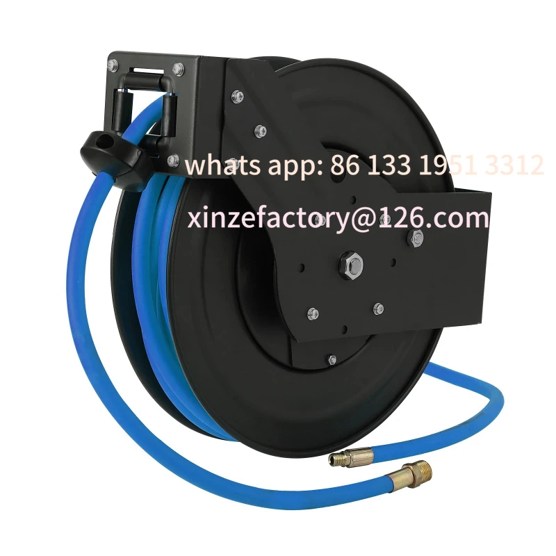 Настраиваемая выдвижная катушка для воздушного шланга, катушка для воздушного компрессора 3/8 x 25 футов с двойным рычагом, 300 фунтов на квадратный дюйм 
Настраиваемая выдвижная катушка для воздушного шланга, катушка для воздушного компрессора 3/8 x 25 футов с двойным рычагом, 300 фунтов на квадратный дюйм
