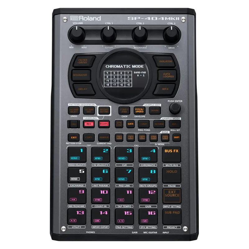 Roland SP-404MK2 Ритмическая машина, секвенсор, рабочая станция для отбора проб эффектов
Roland SP-404MK2 Ритмическая машина, секвенсор, рабочая станция для отбора проб эффектов