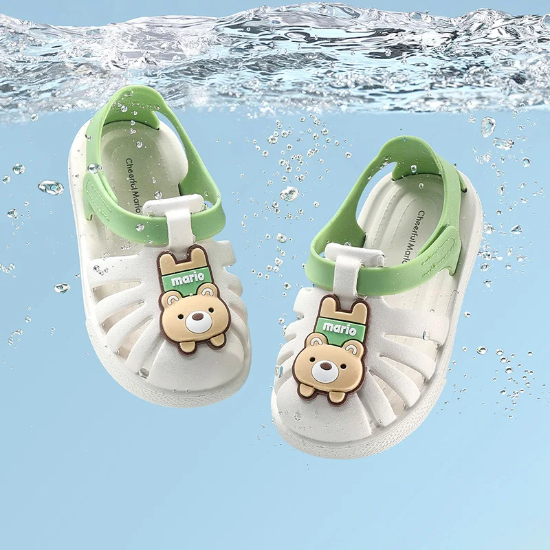 Cheerful Mario Summer children's outdoor flip-flops with cute cartoon designs and over-the-knee style shoes
Cheerful Mario Summer children's outdoor flip-flops with cute cartoon designs and over-the-knee style shoes